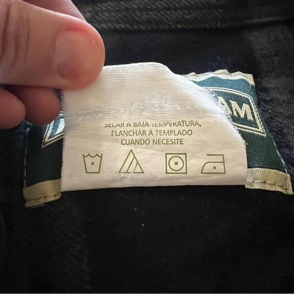 Field & Stream 1871 Men’s size XL Plaid Heavy Flannel Button Up Shirt Coat - Picture 7 of 8